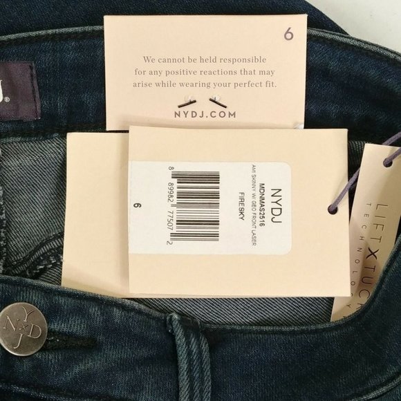 NYDJ Women's Ami Skinny Jeggings Size 6 - Picture 8 of 10